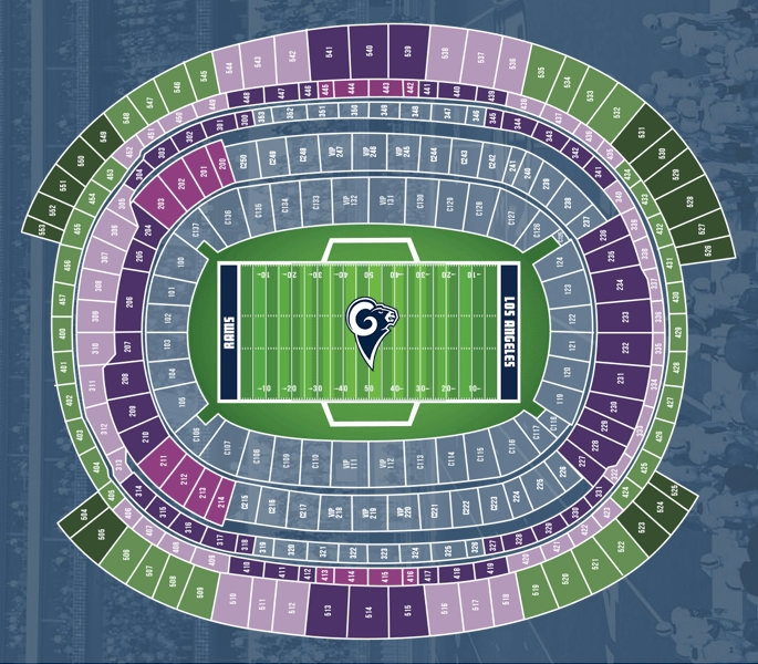 7 Pics Rams Seating Chart View And Description Alqu Blog