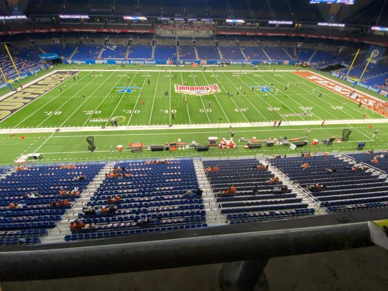 Alamodome Interactive Football Seating Chart