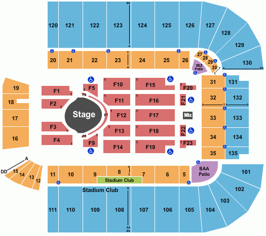 Albertsons Stadium Seating Chart Boise
