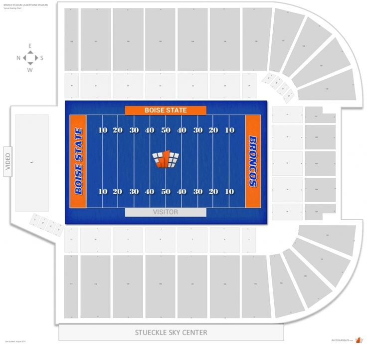 Albertsons Stadium Seating Chart Di 2020