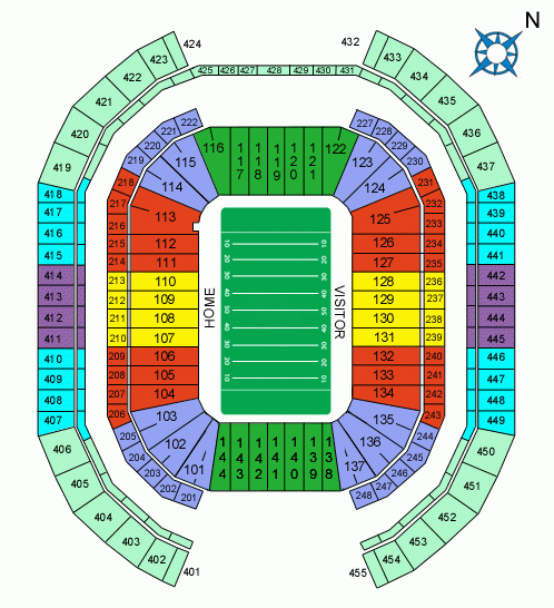Arizona Cardinals Stadium Seating Chart
