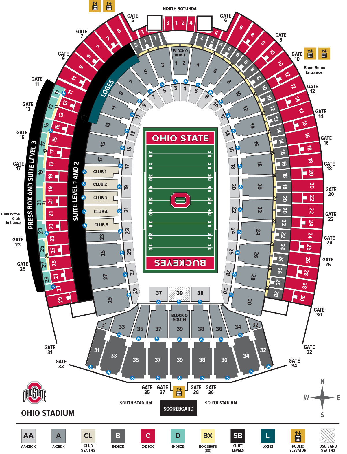 At T Stadium Seating Chart Rows Elcho Table
