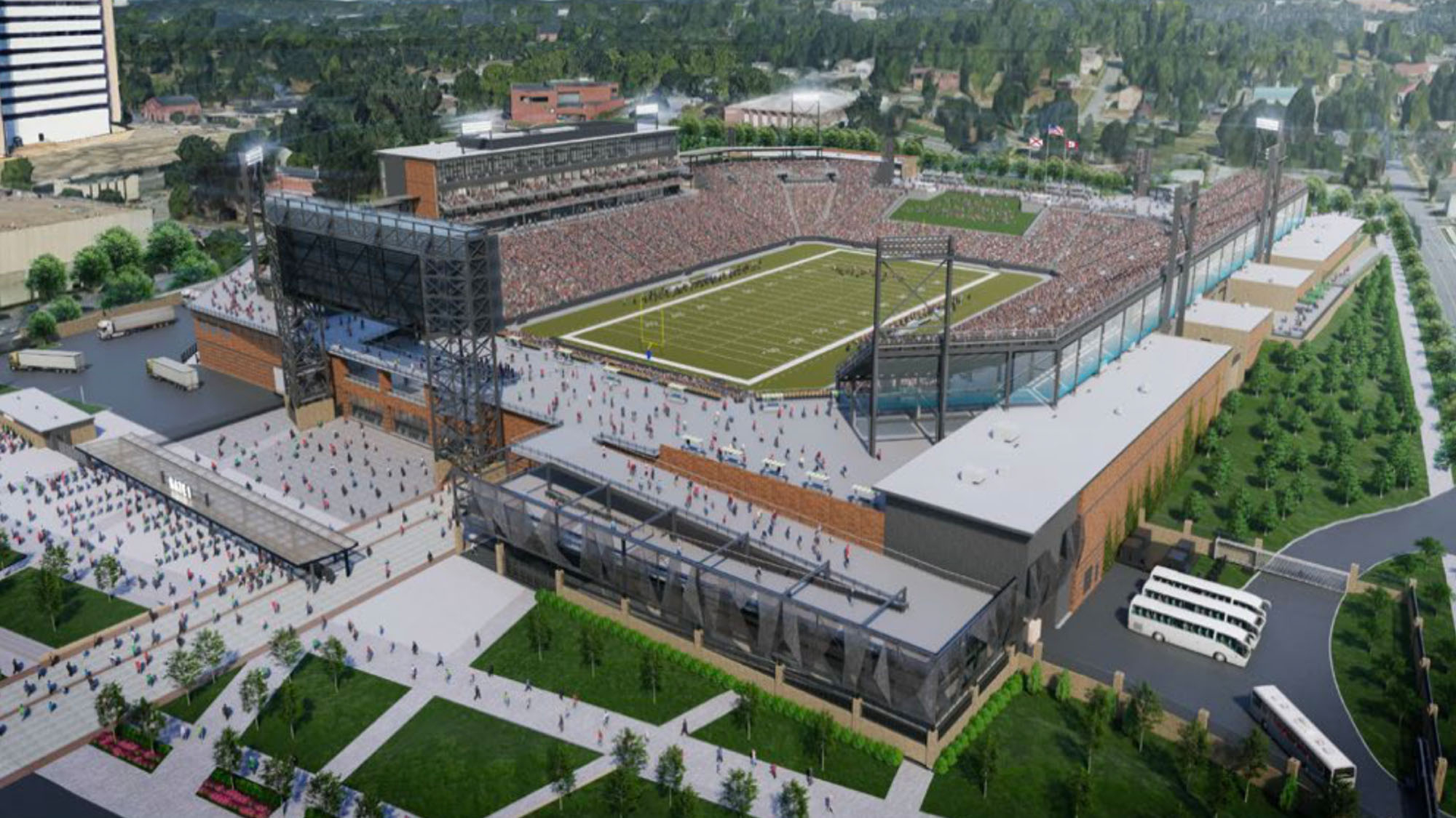 BJCC Reveals Protective Stadium Official Design Plans University Of