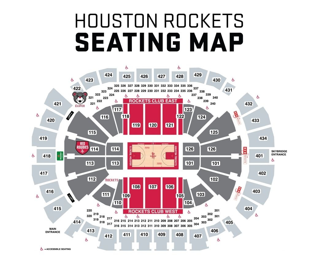 Brilliant Rockets Toyota Center Seating Charts Toyota