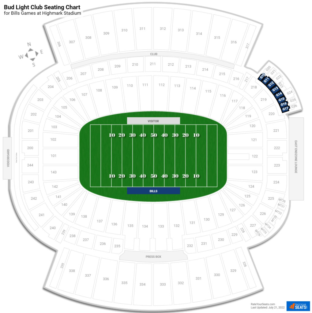 Bud Light Club At Highmark Stadium RateYourSeats