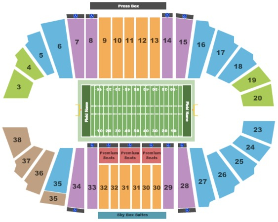Fresno State Football Stadium Seating Chart - Stadium Seating Chart