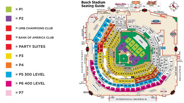 Busch Stadium Seating Chart View Elcho Table