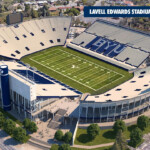 Byu Football Stadium View Byu Football As Lavell Edwards Stadium