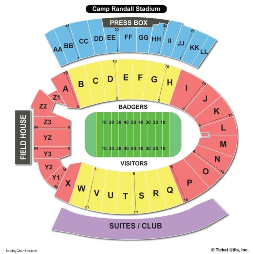 Camp Randall Stadium Seating Charts Views Games Answers Cheats