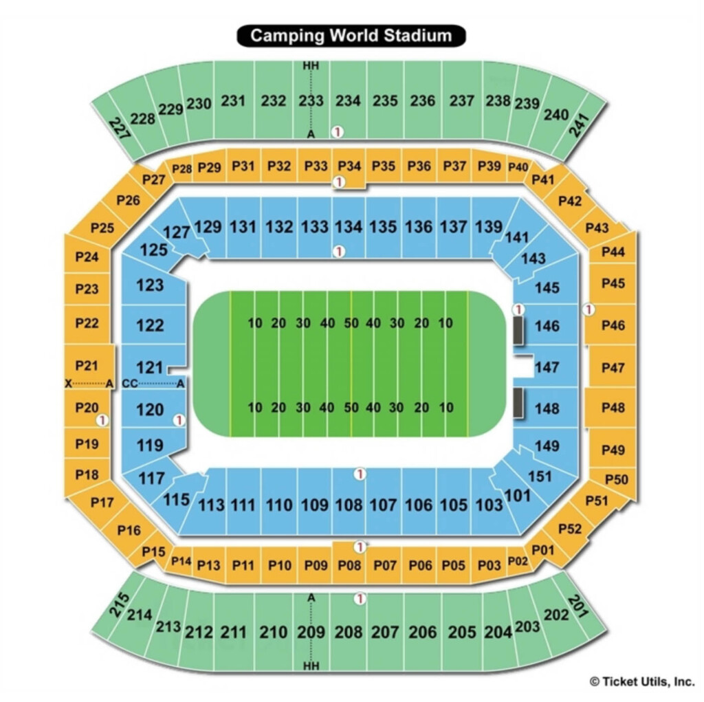 Camping World Stadium Seating Charts Views Games Answers Cheats
