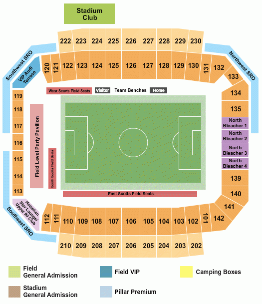 Columbus Crew Stadium Seating Chart Columbus Crew Stadium Event