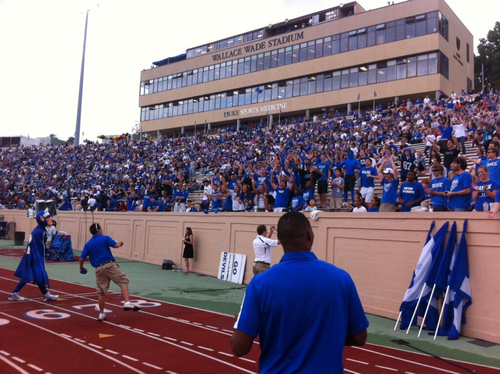 Duke Wallace Wade Football Stadium Duke Blue Devils Football 