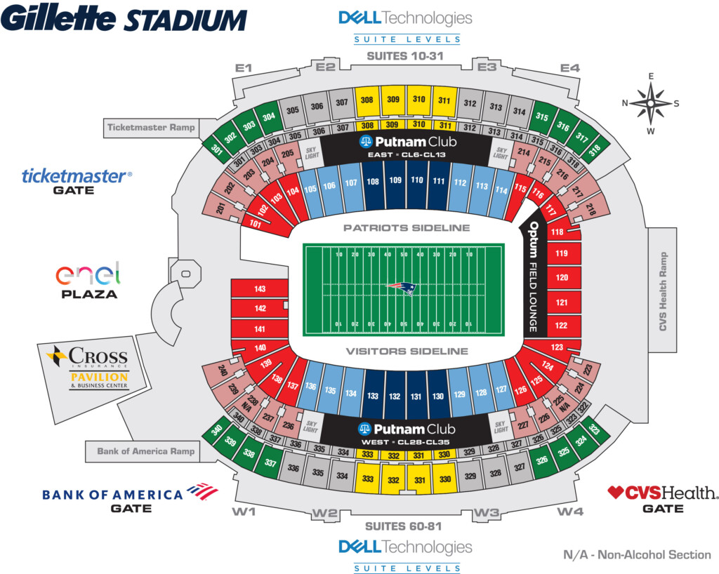 Gillette Stadium Concert Seating Chart Kenny Chesney Two Birds Home
