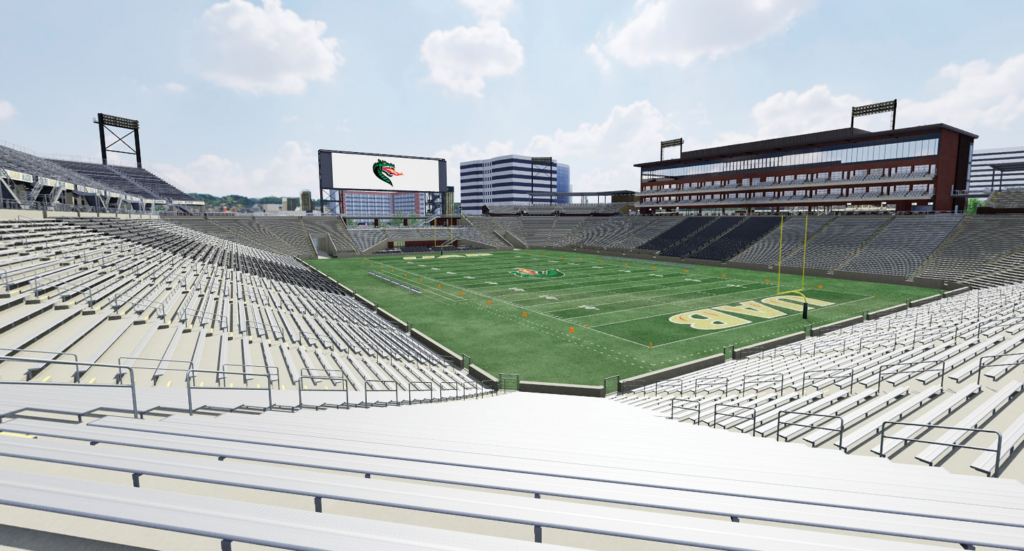 Grab 3D Views Of Protective Stadium University Of Alabama At 