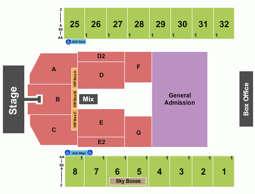 Hersheypark Stadium Seating Chart Maps Hershey