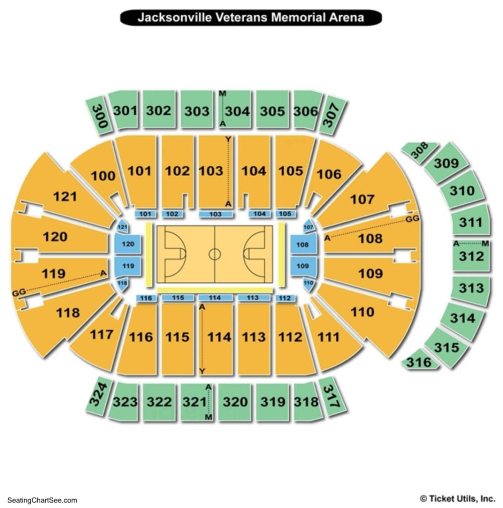 Jacksonville Veterans Memorial Arena Seating Chart Seating Charts 
