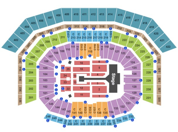 Levi Stadium Bts Seating Chart 2021