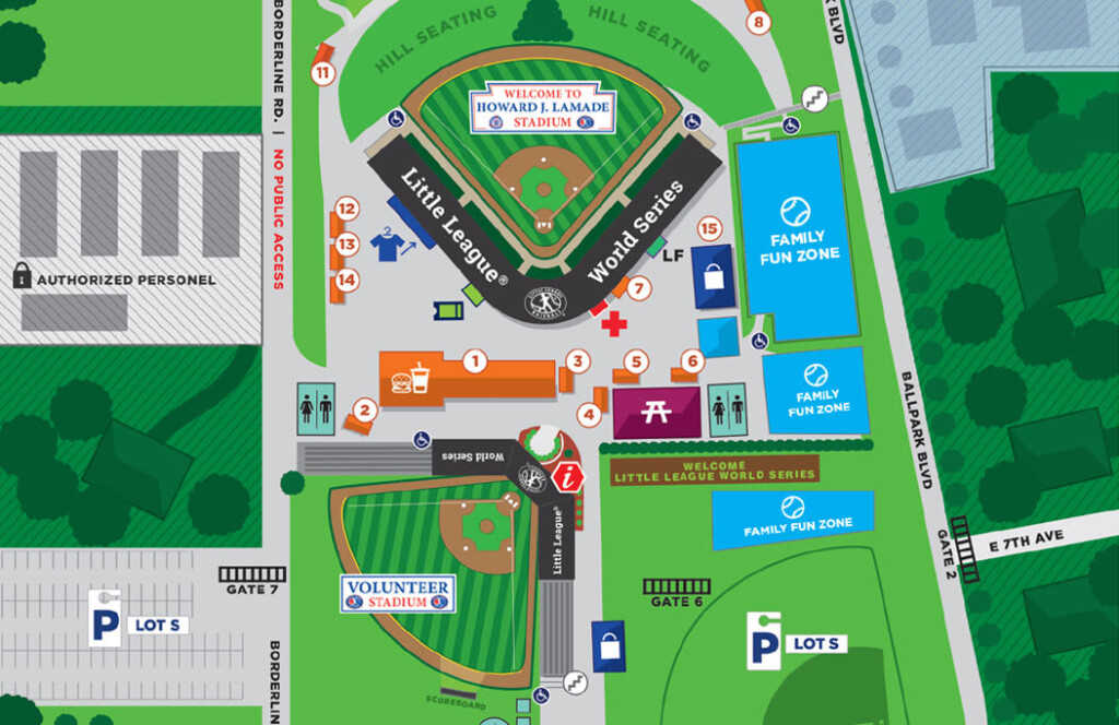 Little League World Series Complex Map Little League