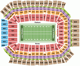 Lucas Oil Stadium Seating Chart Section Row And Seat Number Info