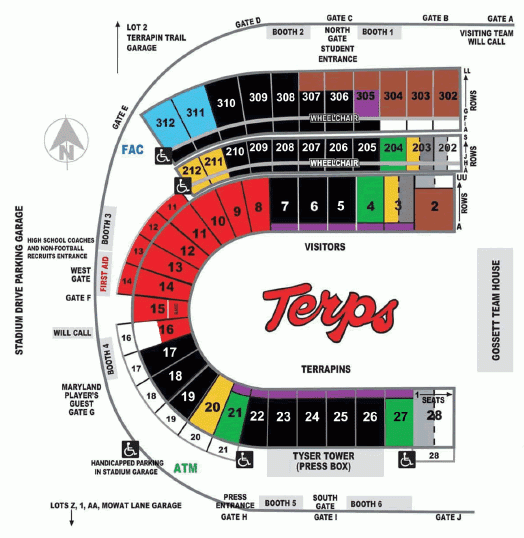 Maryland Terrapins 2011 College Football Schedule