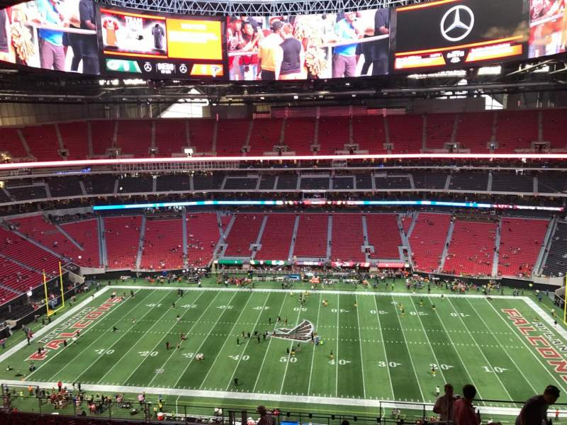 Mercedes Benz Stadium Interactive Football Seating Chart