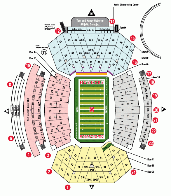 Nebraska Cornhuskers Michigan Football Family Association