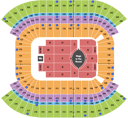 Nissan Stadium Seating Chart Maps Nashville