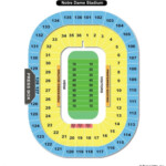 Notre Dame Stadium Football Seating Chart Seating Charts Tickets