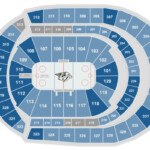 Predators Seat Map Gamewornauctions