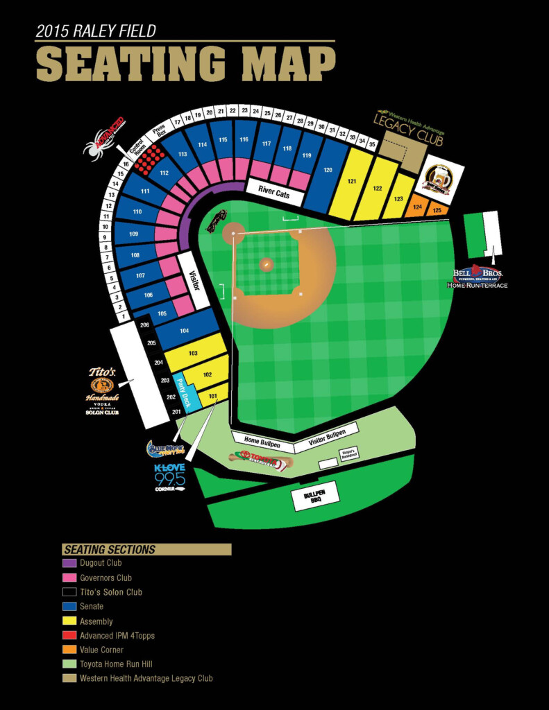 Raley Field A Z Guide Sacramento River Cats Raley Field Info