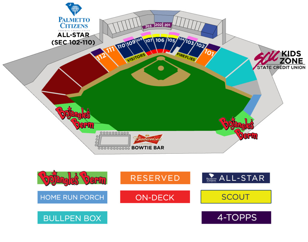 Seating Chart Fireflies