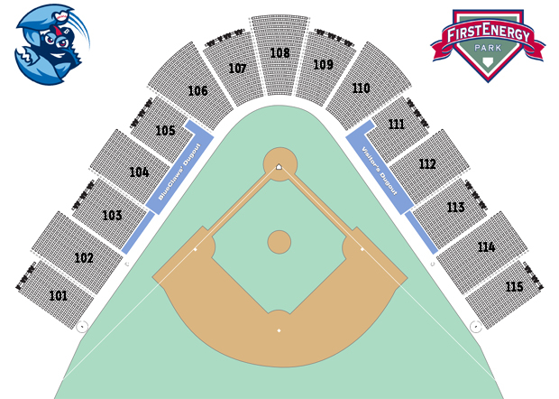 Seating Chart Lakewood BlueClaws FirstEnergy Park