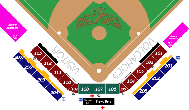 Seating Chart Salem Keizer Volcanoes Volcanoes Care