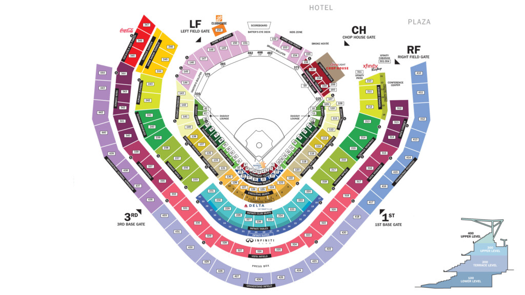 Seating Charts Braves Suntrust Park