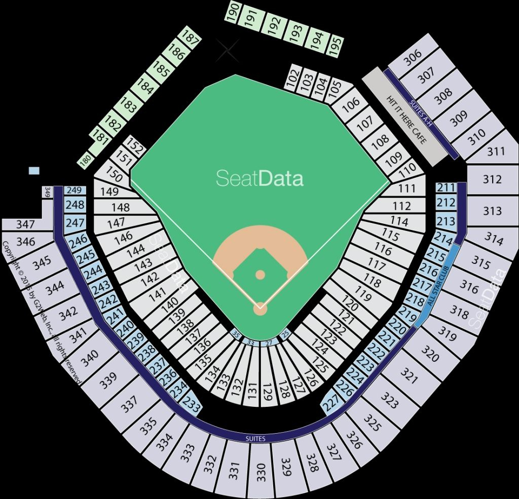 Seattle Mariners Seating Chart Seating Charts Safeco Field Chart