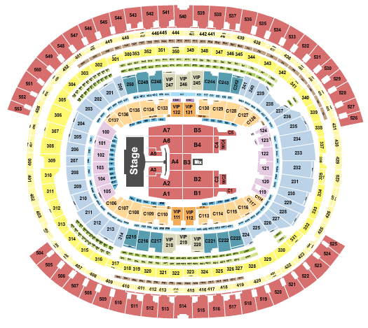 Sofi Stadium Concert Seating Chart