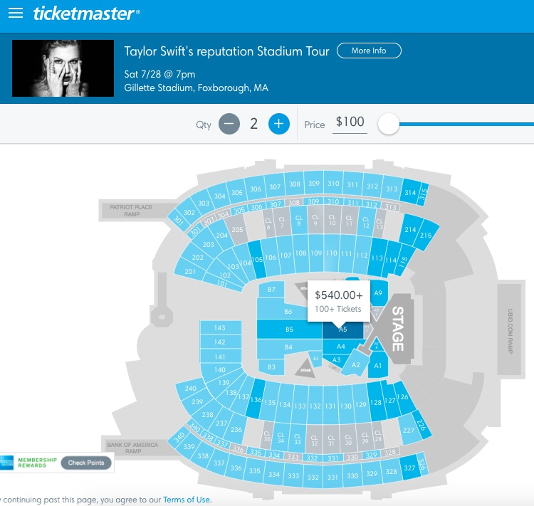 Taylor Swift s Reputation Tour Is A Flop Half Filled Stadiums 0 