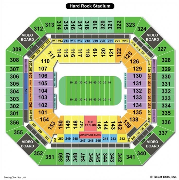 The Incredible And Gorgeous Hard Rock Seating Chart Miami Detroit