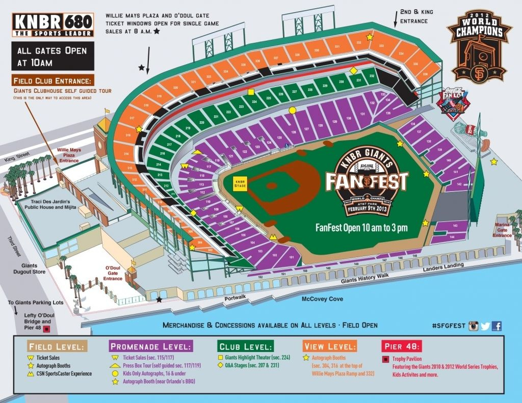 The Incredible Sf Giants Seating Chart Giants Stadium Sf Giants Sf 