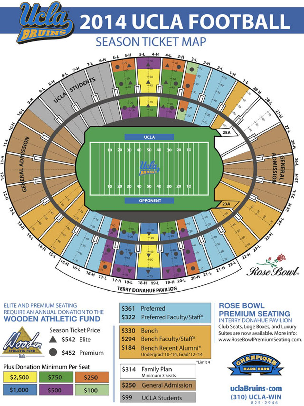 UCLA Announces Big Changes To Rose Bowl Seating For 2016 Bruins Nation