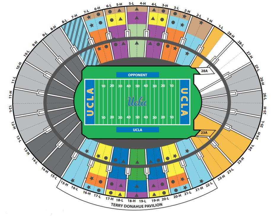 Ucla Football Stadium Seating Chart