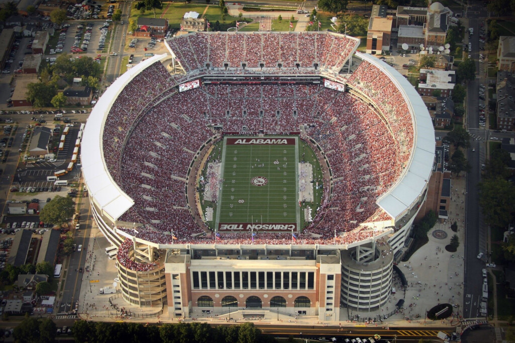 University Of Alabama Bryant Denny Stadium Seating Chart