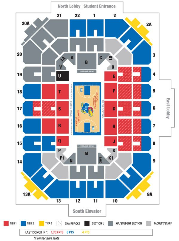 University Of Kansas Athletics Ticket Information Men s Basketball