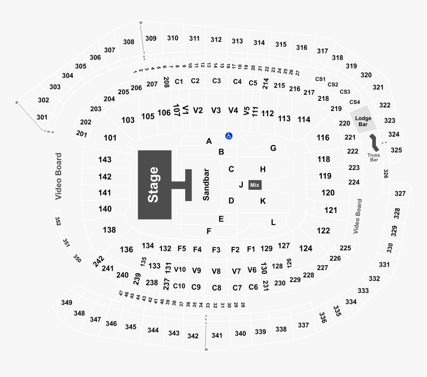 Garth Brooks Att Stadium Seating Chart Stadium Seating Chart
